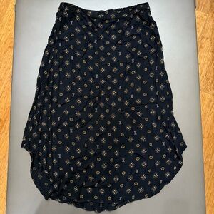 Volcom Black and Patterned Skirt - Size Small